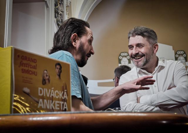 David Punčochář s Josefem Pejchalem. Foto Michal Klíma