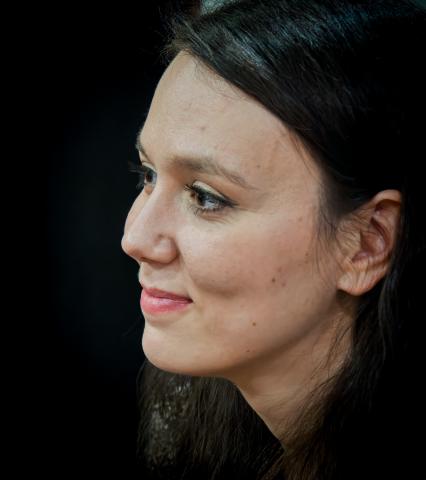 Představitelka jedné z hlavních rolí liberecké soutěžní inscenace Eliška Jansová. Foto Michal Klíma
